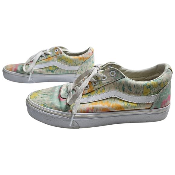 Vans Womens Ward 'Psychedelic Tie Dye' VN0A3IUN54H Canvas Sneaker Shoes Size 8.5 - Picture 3 of 10